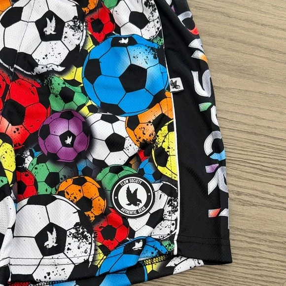 Boys (sz Y-Medium) Flow Society Flow Sport Soccer Attack Shorts - Picture 3 of 9